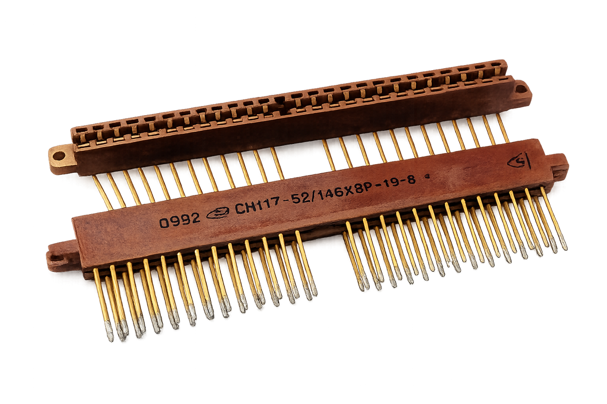 СНП 17-52 розетка — Желтые контакты — внешний вид прибора