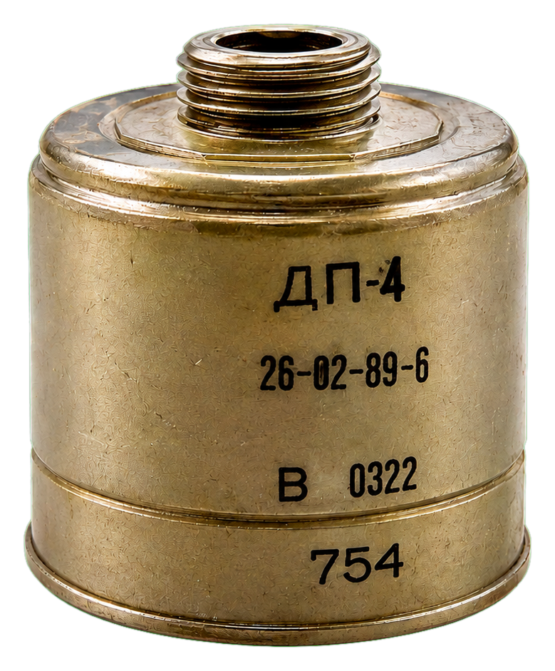 Фильтр противогаза ДП-4 — внешний вид прибора