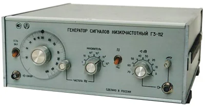 Г3-112 (с усилителем) — внешний вид прибора